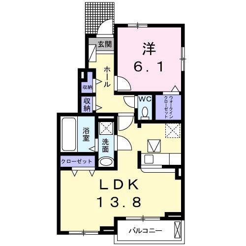 1階の間取り図