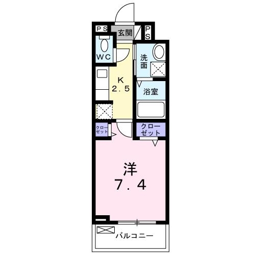 2階の間取り図