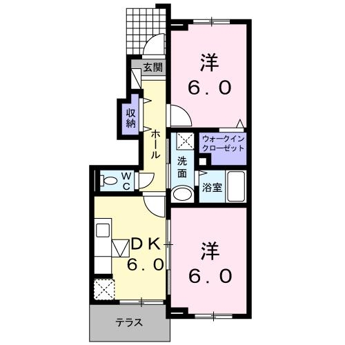 1階の間取り図