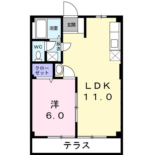 1階の間取り図