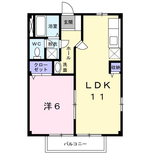 2階の間取り図
