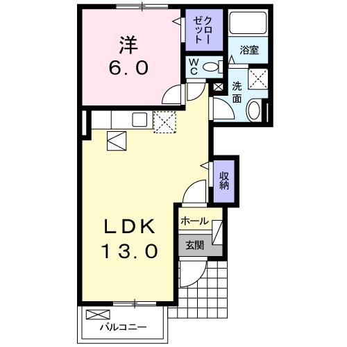 1階の間取り図