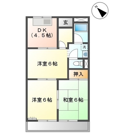 1階の間取り図
