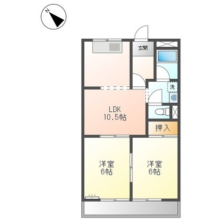 1階の間取り図