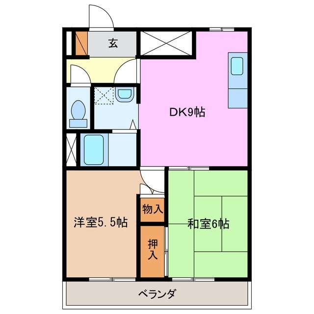 1階の間取り図