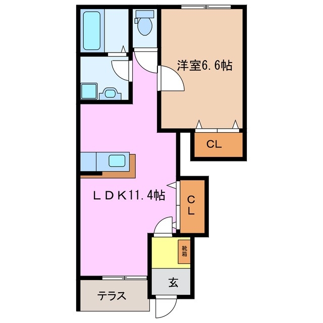 1階の間取り図