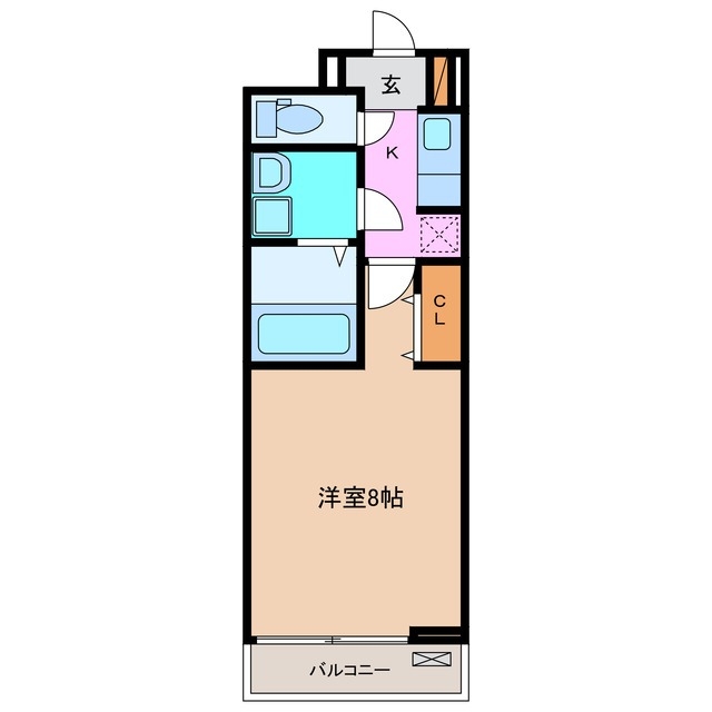 2階の間取り図