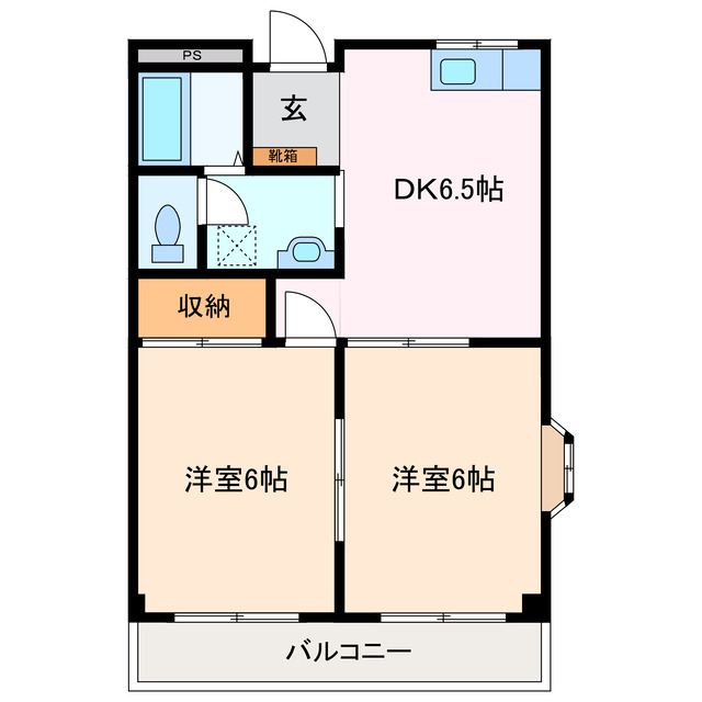 1階の間取り図
