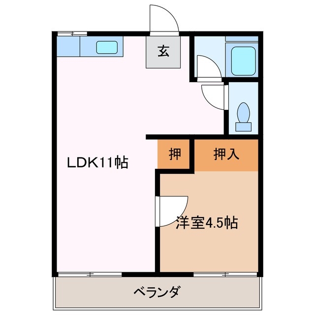 1階の間取り図
