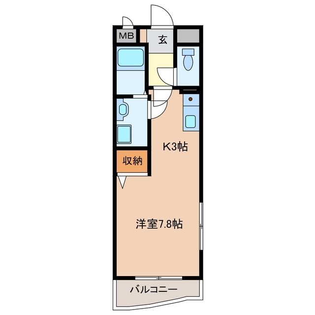 1階の間取り図