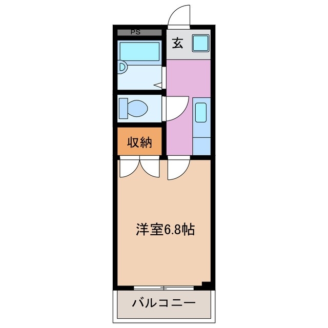 2階の間取り図