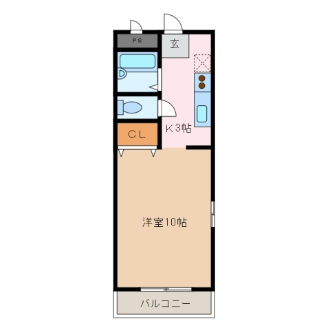2階の間取り図