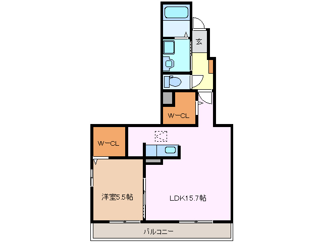 1階の間取り図