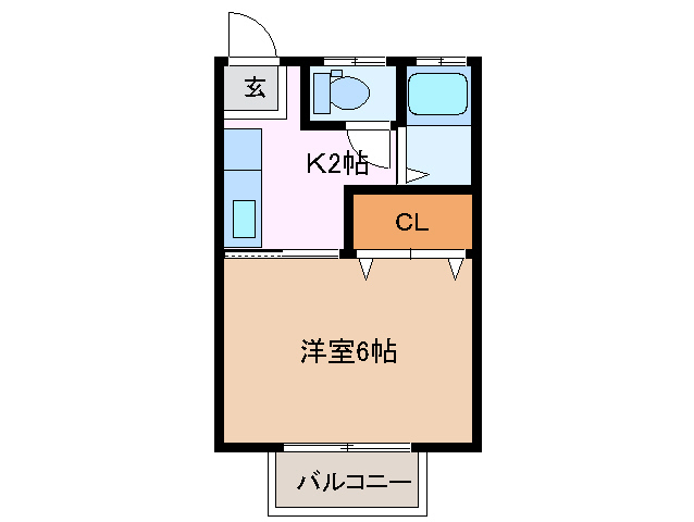 2階の間取り図