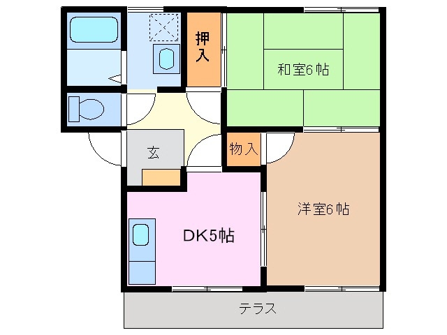 1階の間取り図