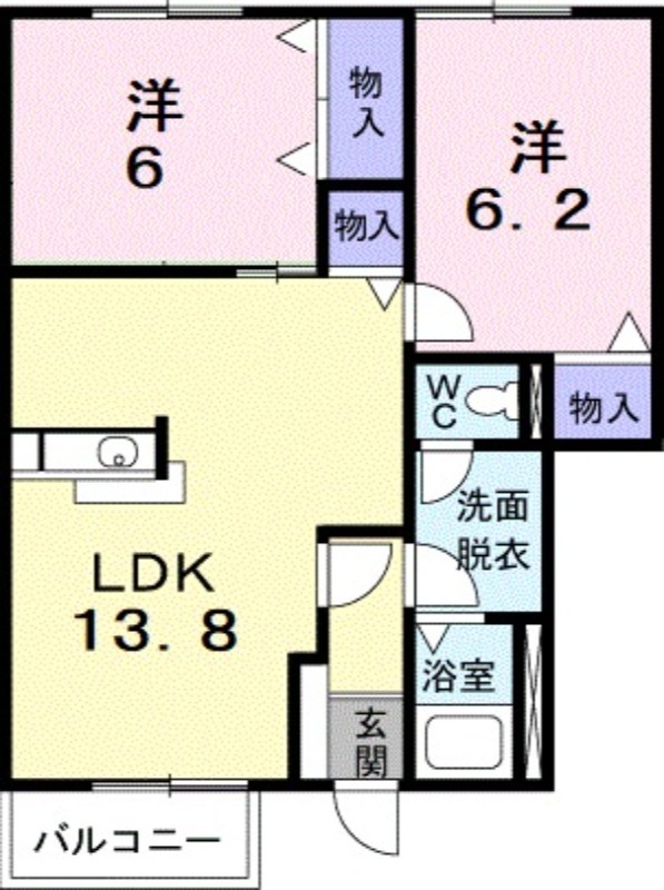 1階の間取り図