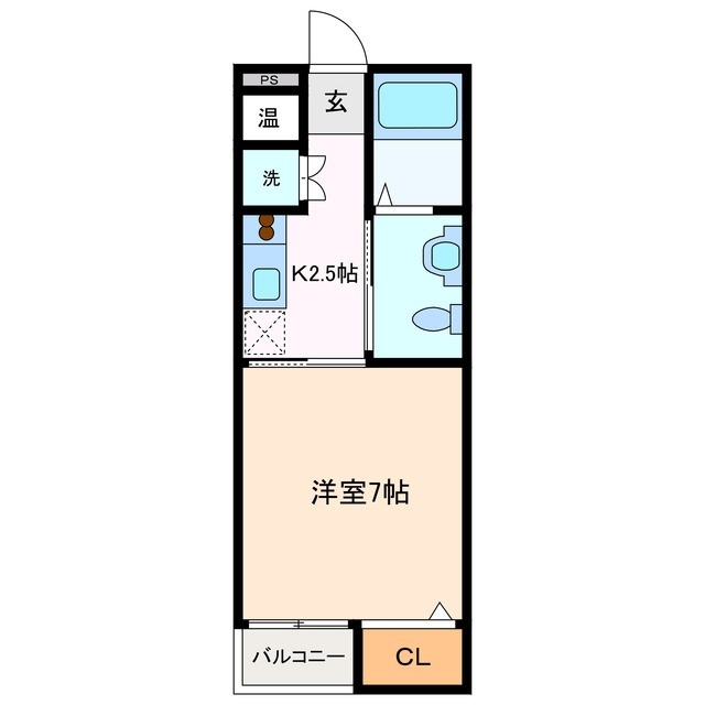 2階の間取り図