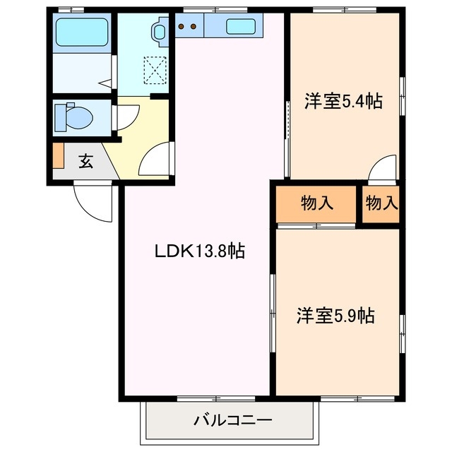 1階の間取り図