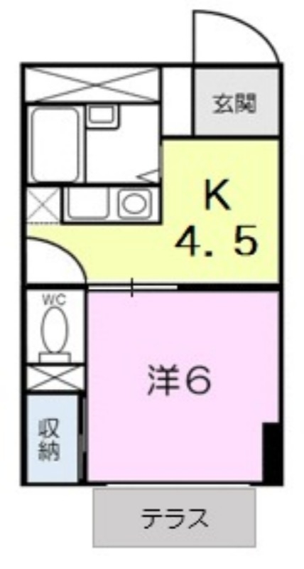 1階の間取り図