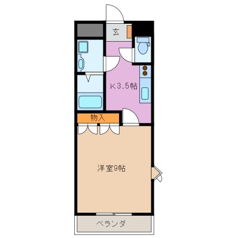 1階の間取り図