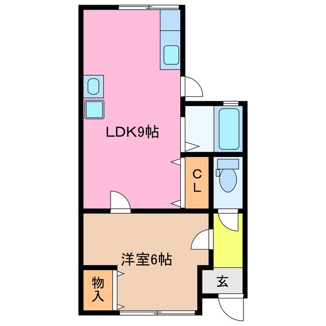 1階の間取り図