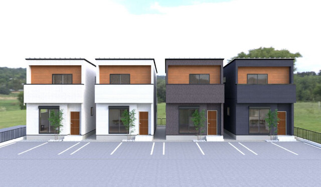 ユーキューブ江島　Ａ棟の外観