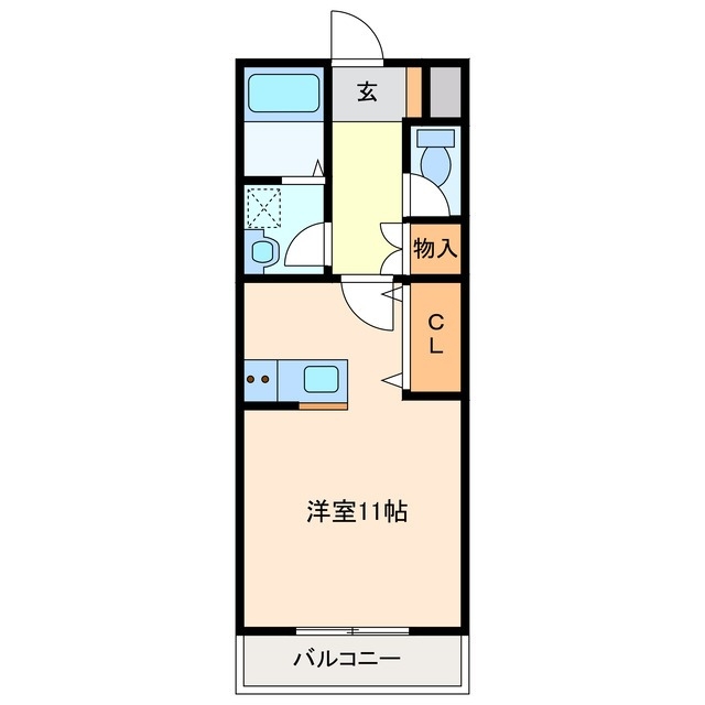 1階の間取り図