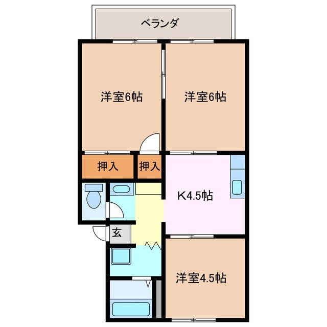 1階の間取り図