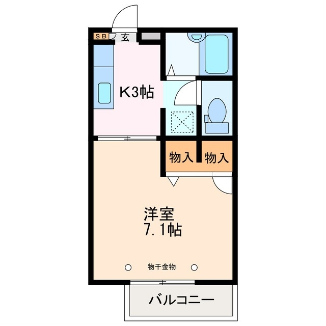 1階の間取り図