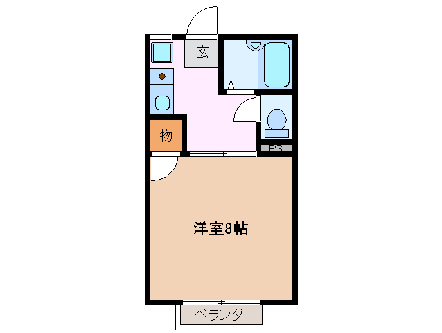 2階の間取り図