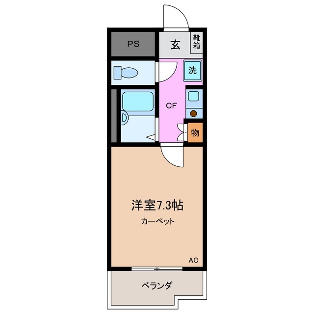 2階の間取り図