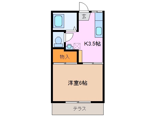 1階の間取り図