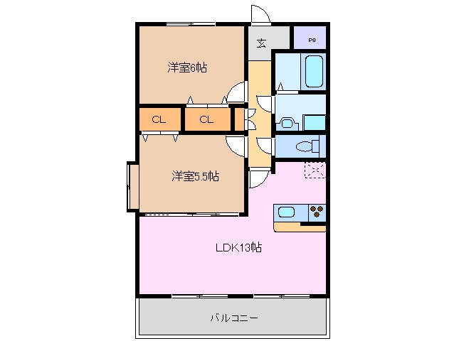 3階の間取り図
