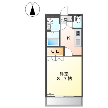 2階の間取り図