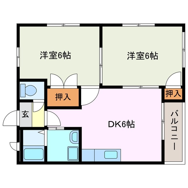 2階の間取り図