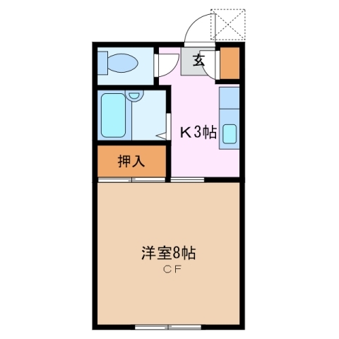 2階の間取り図
