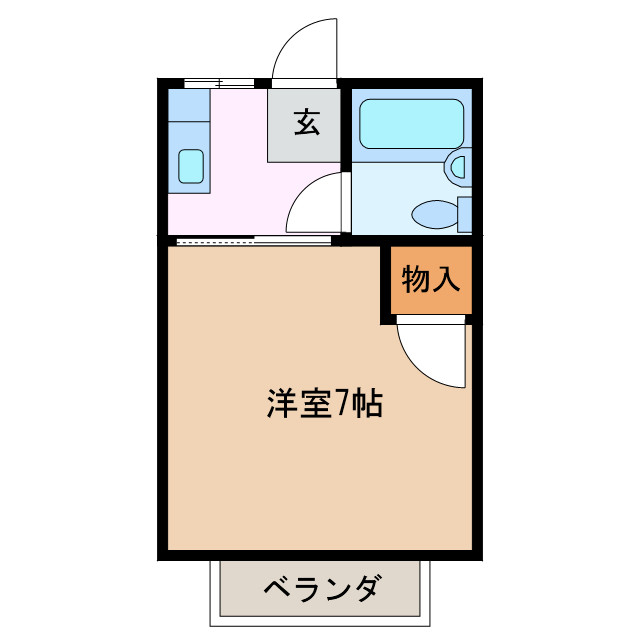 2階の間取り図