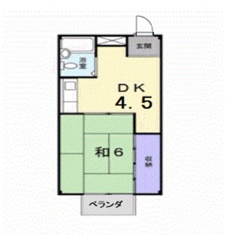 1階の間取り図