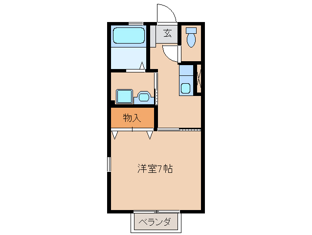 1階の間取り図