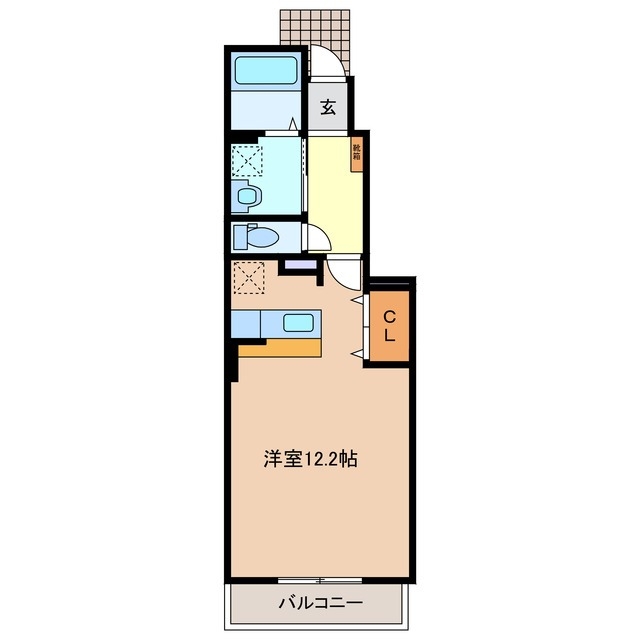 1階の間取り図