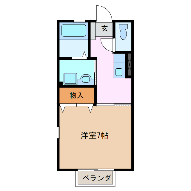 1階の間取り図
