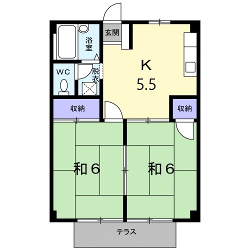 1階の間取り図
