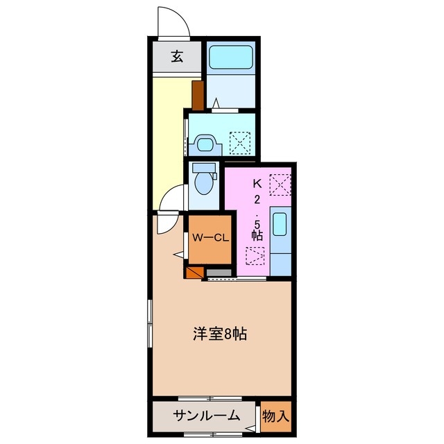 1階の間取り図