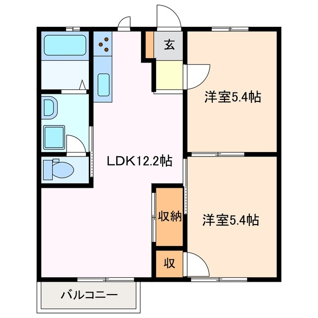 1階の間取り図