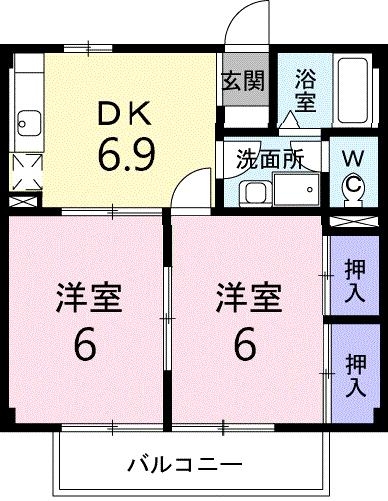 1階の間取り図