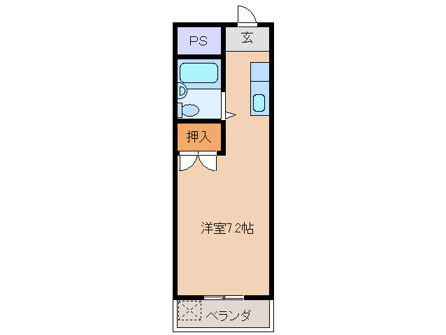 2階の間取り図