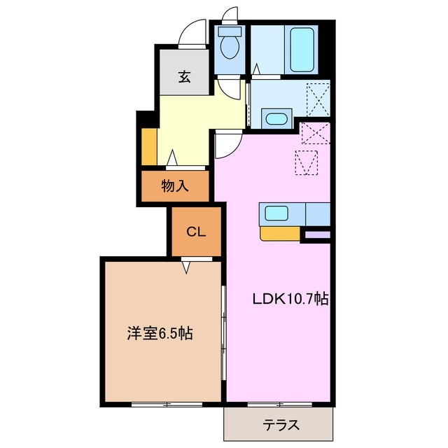 1階の間取り図