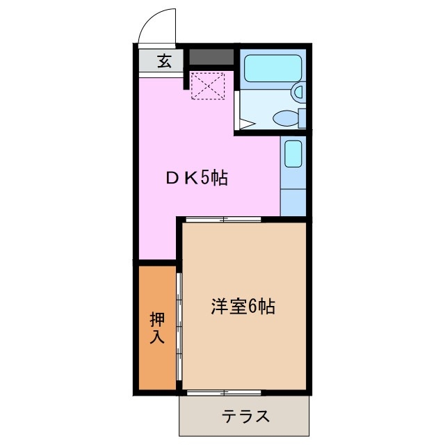 1階の間取り図