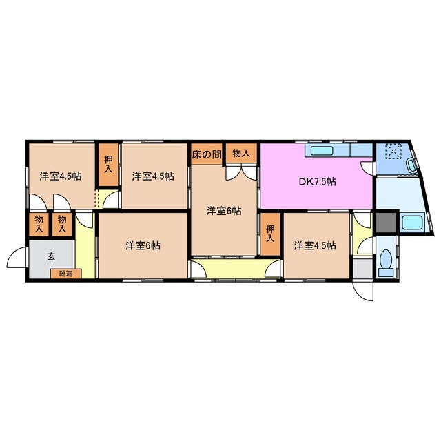 1階の間取り図