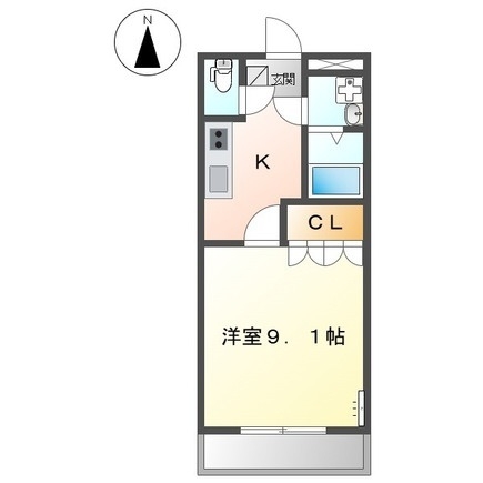2階の間取り図
